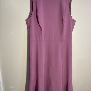 White House Black Market Elegant Sleeveless Purple Dress